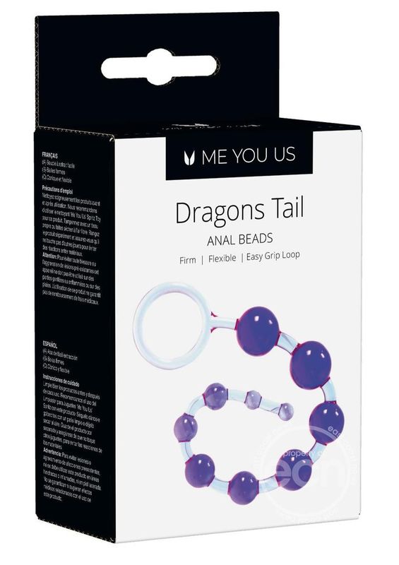 ME YOU US DRAGON'S TAIL ANAL BEADS VIOLET