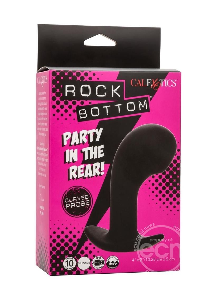 ROCK BOTTOM RECHARGEABLE SILICONE CURVED PROBE