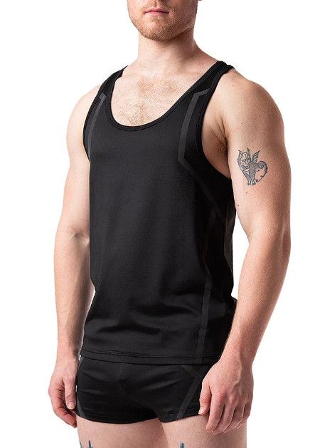 NASTY PIG NIGHT VISION TANK TOP BLACK