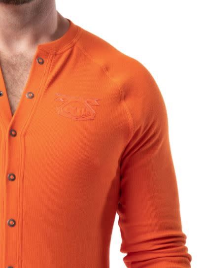 NASTY PIG UNION SUIT FLAME ORANGE