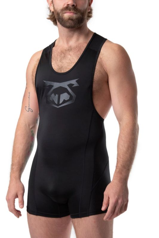 NASTY PIG SURGE SINGLET BLACK