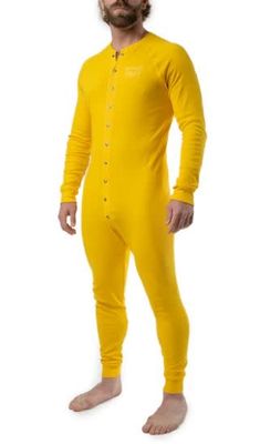NASTY PIG UNION SUIT ELECTRIC YELLOW
