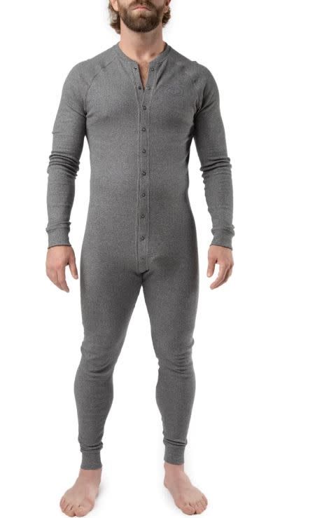 NASTY PIG UNION SUIT STATIC GREY