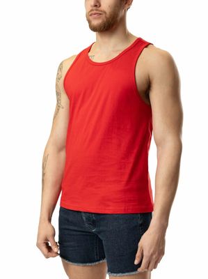 NASTY PIG BRANDMARK TANK TOP (LOGO ON BACK TOP) RED, Size: SMALL