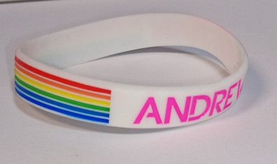 AC PRIDE STRIPE WRISTBAND