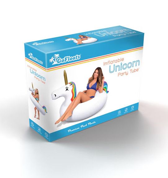 INFLATABLE UNICORN PARTY TUBE