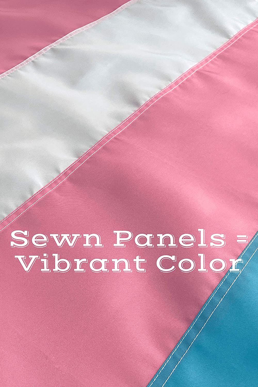 TRANS PRIDE FLAG NYLON, Size: 2' X 3'