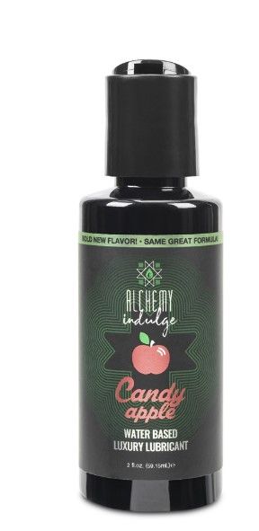 ALCHEMY INDULGE FLAVORED WATER-BASED LUBRICANT, Size: CANDY APPLE