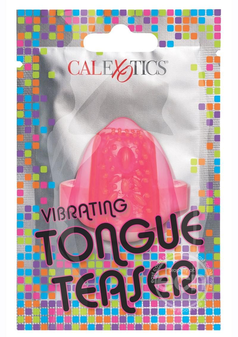 CAL EXOTICS VIBRATING TONGUE TEASER FOIL PACK, Color: PINK