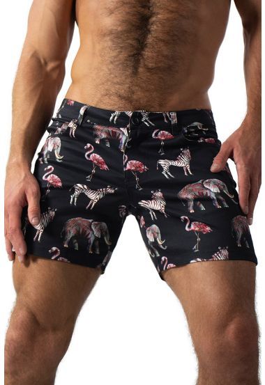 DIFFERIO SAFARI SHORTS BLACK, Size: 29