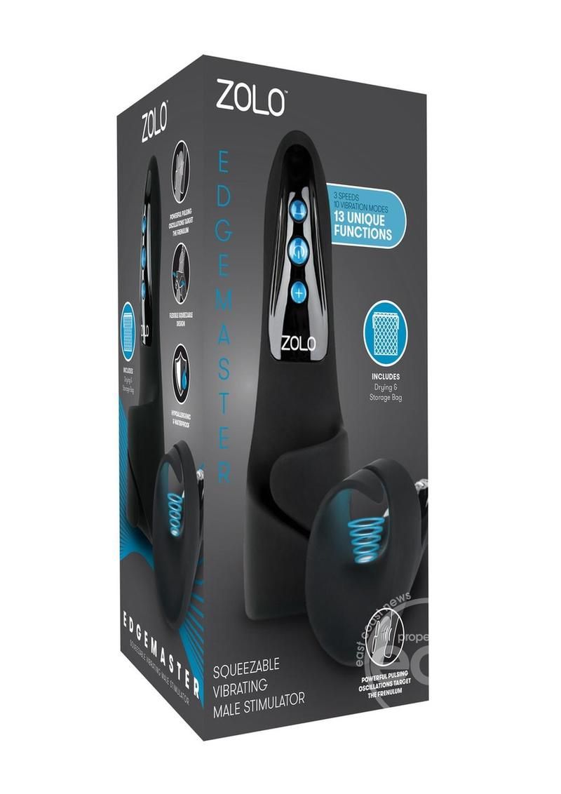 ZOLO EGDEMASTER SILICONE RECHARGEABLE VIBRATING MASTURBATOR