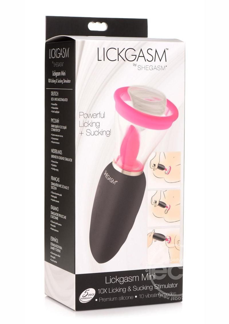 LICKGASM MINI 10X LICKING AND SUCKING STIMULATOR LICKGASM MINI 10X LICKING AND SUCKING STIMULATOR