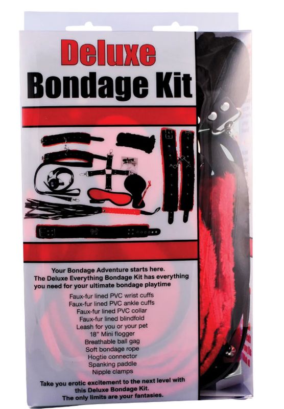 DELUXE BONDAGE KIT RED
