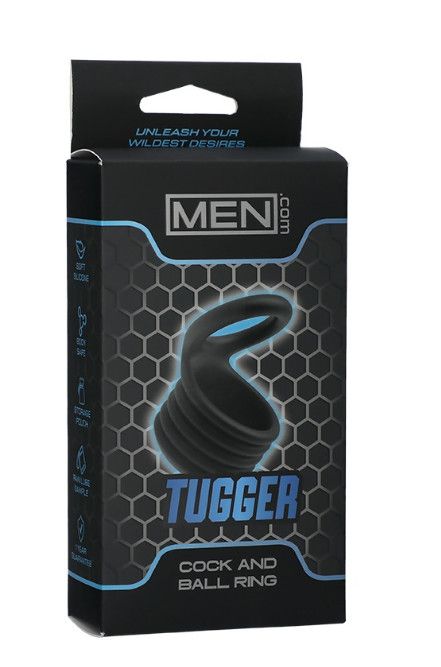 MEN.COM TUGGER COCK AND BALL RING