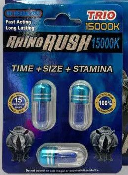 RHINO RUSH TRIO 50,000K