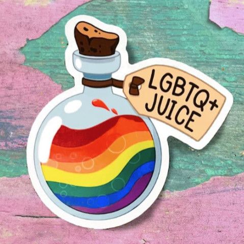 LGBTQ+ JUICE POTION STICKER