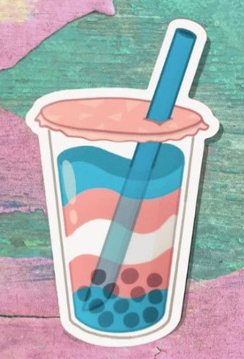 TRANS PRIDE BOBA STICKER