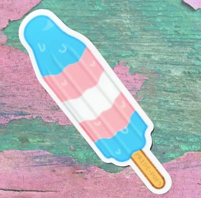 TRANS POPSICLE STICKER