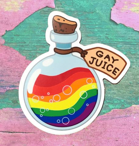 GAY JUICE STICKER