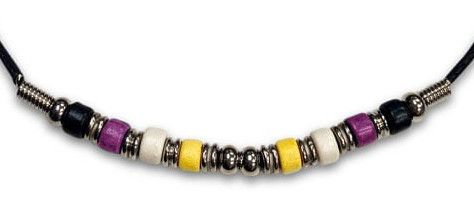 NON-BINARY CERAMIC BEADS NECKLACE