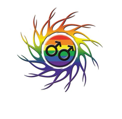 DOUBLE MALE EYE OF THE STORM STICKER