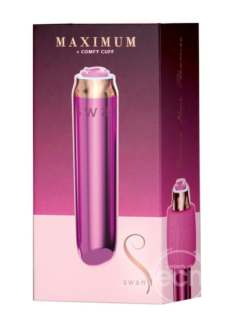 SWAN MAXIMUM RECHARGEABLE BULLET PINK & ROSE GOLD