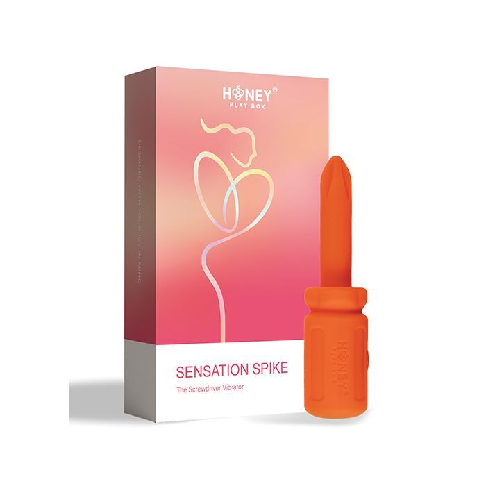 SENSATION SPIKE THE SCREWDRIVER ORANGE VIBRATOR