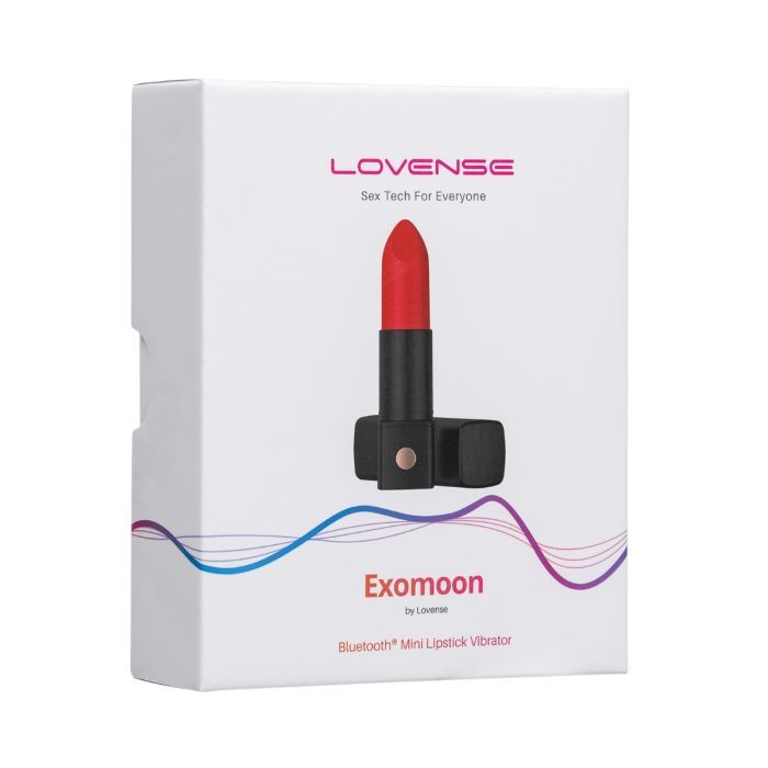 LOVENSEEXOMOON LIPSTICK VIBRATOR RED