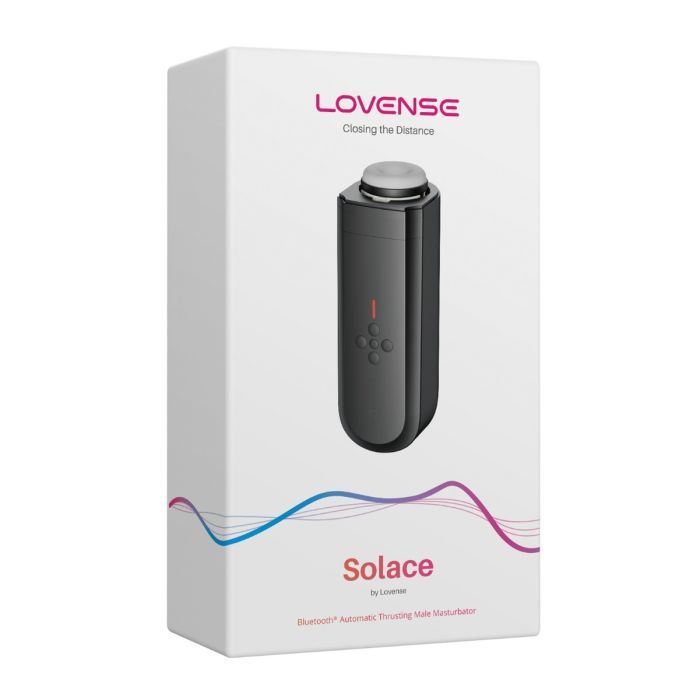 LOVENSE SOLACE THRUSTING MASTURBATOR BLACK