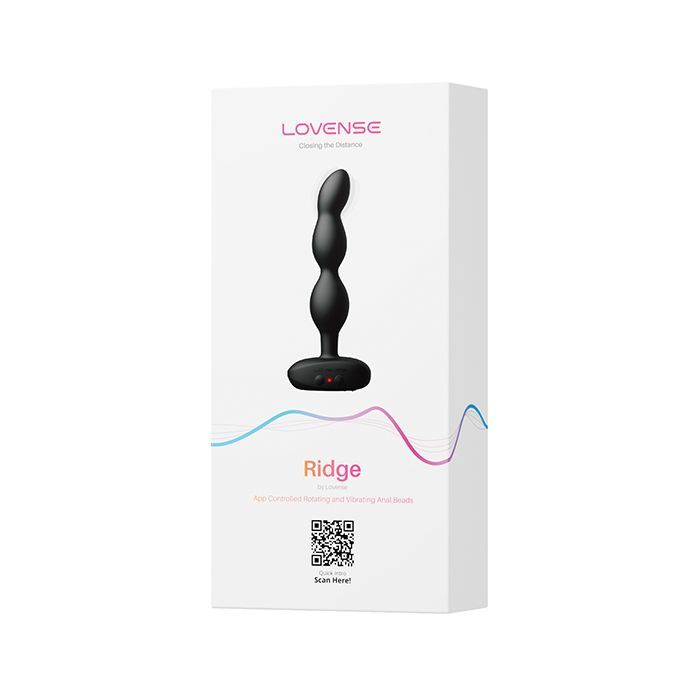 LOVENSE RIDGE BUMPY ANAL PLUG BLACK