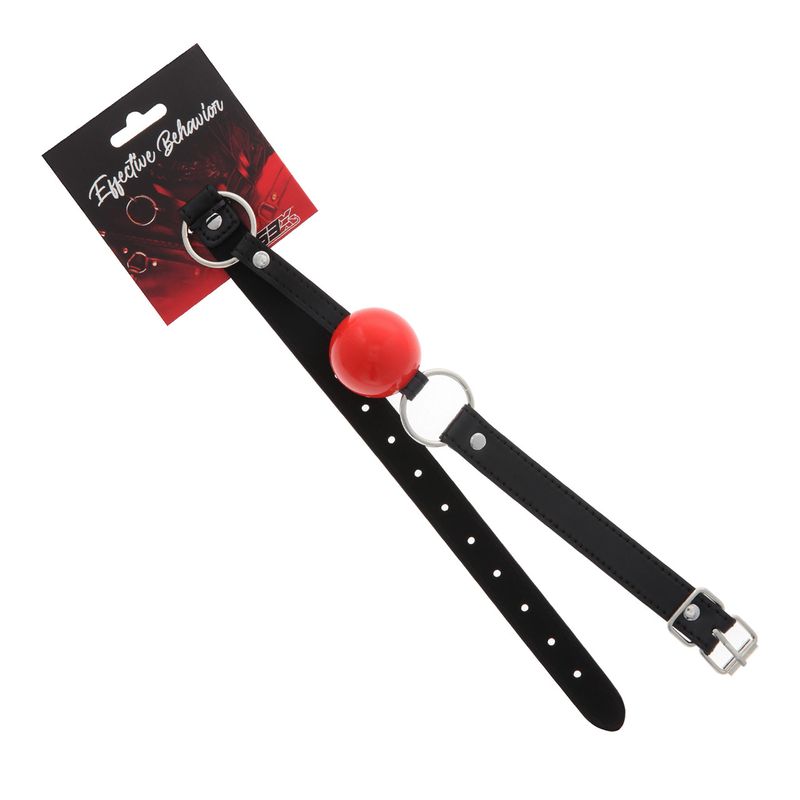 EFFECTIVE BEHAVIOR SMALL RED SOLID BALL GAG