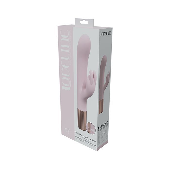 SHOTS LOVELINE TRAVELER RABBIT VIBRATOR, Color: PINK