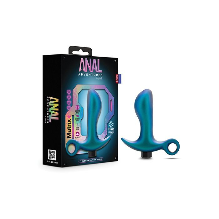 ANAL ADVENTURES MATRIX TELEPORTATION PLUG LUNAR BLUE
