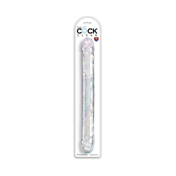 KING COCK CLEAN 18inch DOUBLE DILDO
