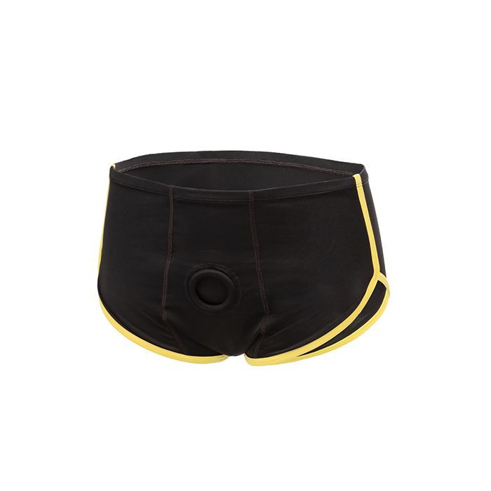 BOUNDLESS BOXER BRIEF BLACK & YELLOW