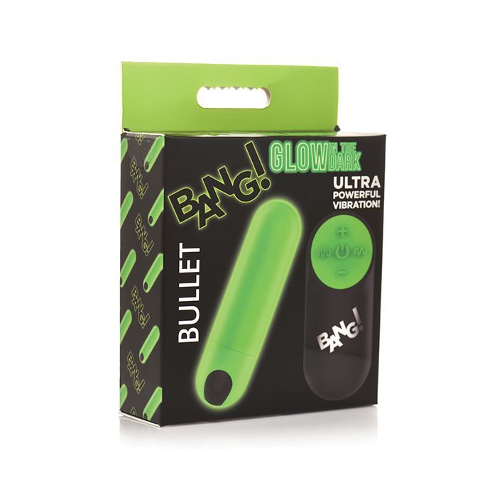 BANG! GLOW IN THE DARK 21X REMOTE CONTROLLED BULLET