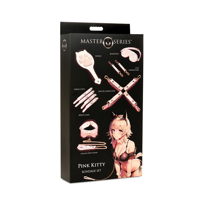 MASTER SERIES TIGER KITTY PINK BONDAGE SET