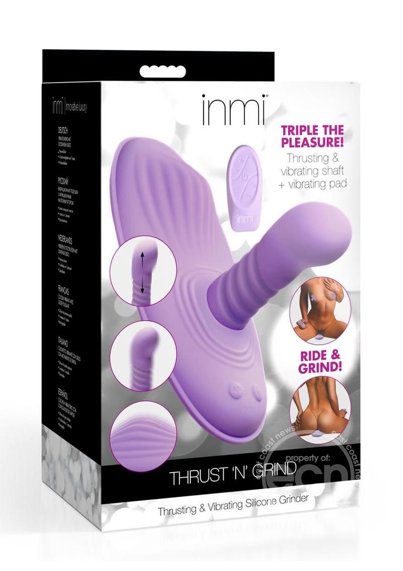 INMI THRUST N' GRIND THRUSTING & VIBRATING SILICONE GRINDER