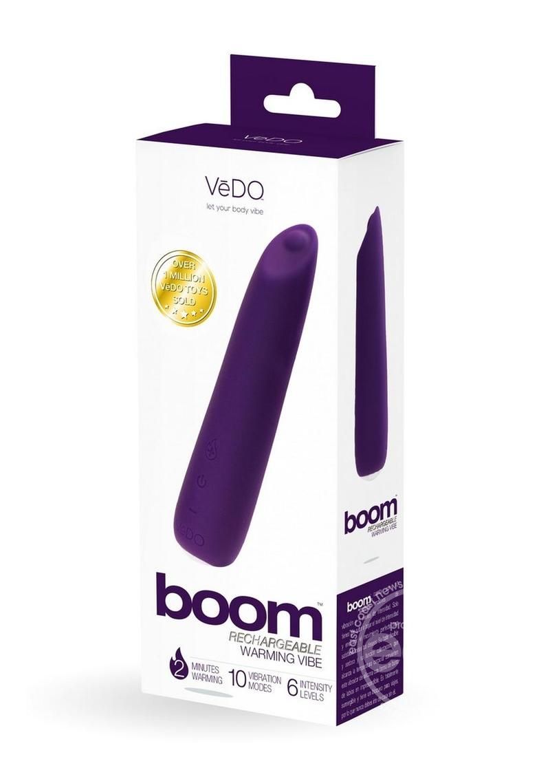 VEDO BOOM RECHARGEABLE ULTRA WARMING VIBE PURPLE