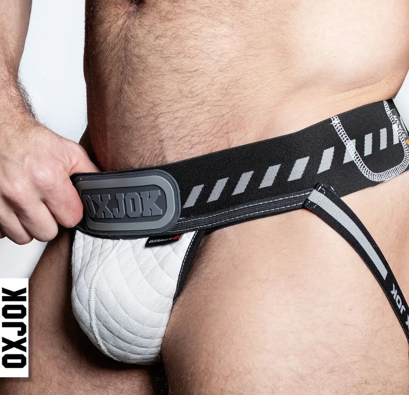 OXJOK PACKER CARGO QUILT SLIDER-STRAP JOCK WHITE SNOW