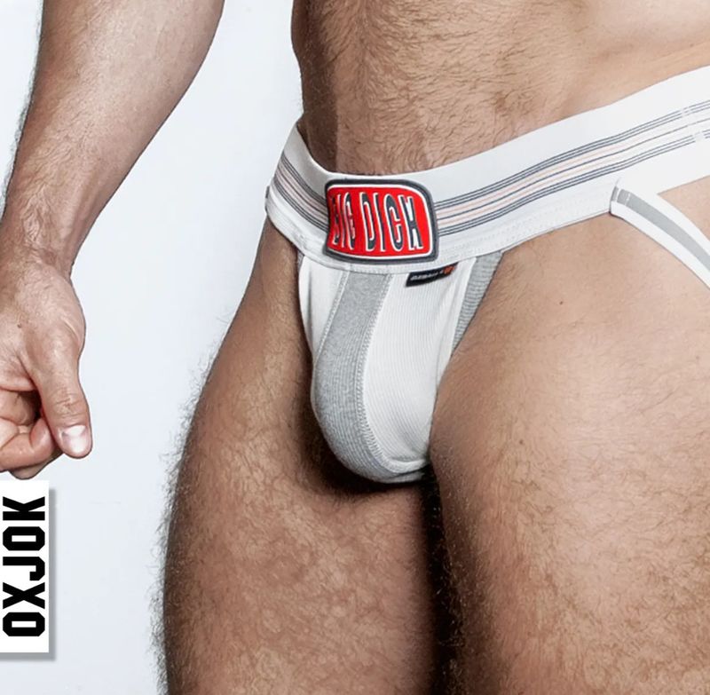 OXJOK BULGER PUMPER SACK SLIDER JOCK WHITE SNOW, Size: SMALL