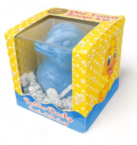 RUBBER DUCKY GOAT'S MILK SOAP 3.35oz, Color: BLUE
