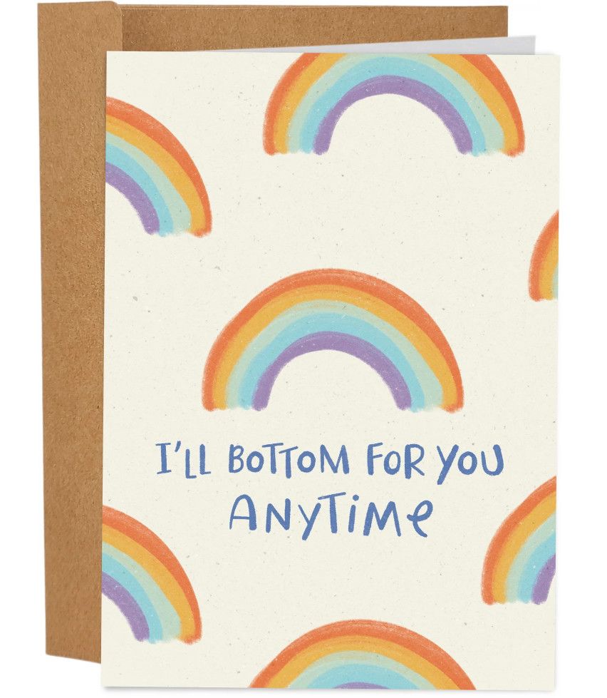 SLEAZY GREETINGS CARD BOTTOM FOR YOU