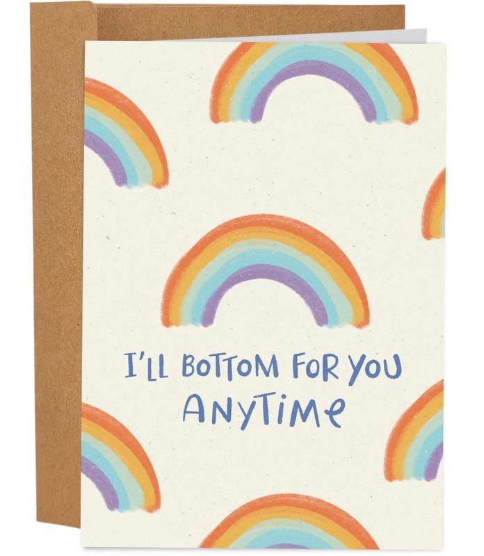 SLEAZY GREETINGS CARD BOTTOM FOR YOU