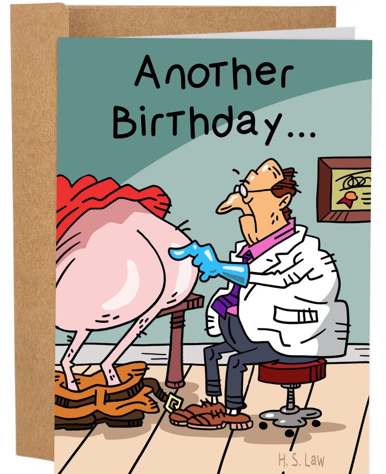 SLEAZY GREETINGS CARD ANOTHER BIRTHDAY