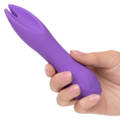 GIA DUAL FLICKER PURPLE RECHARGEABLE SILICONE VIBRATOR