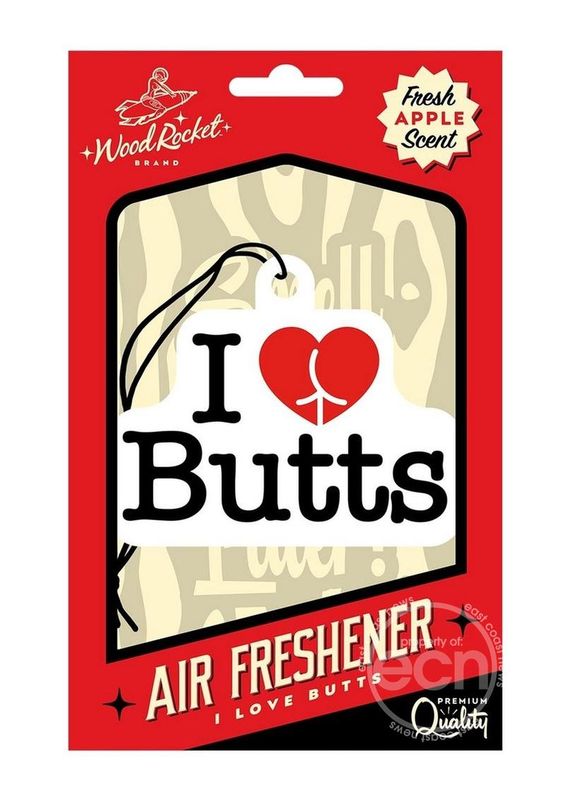 I LOVE BUTTS AIR FRESHENER