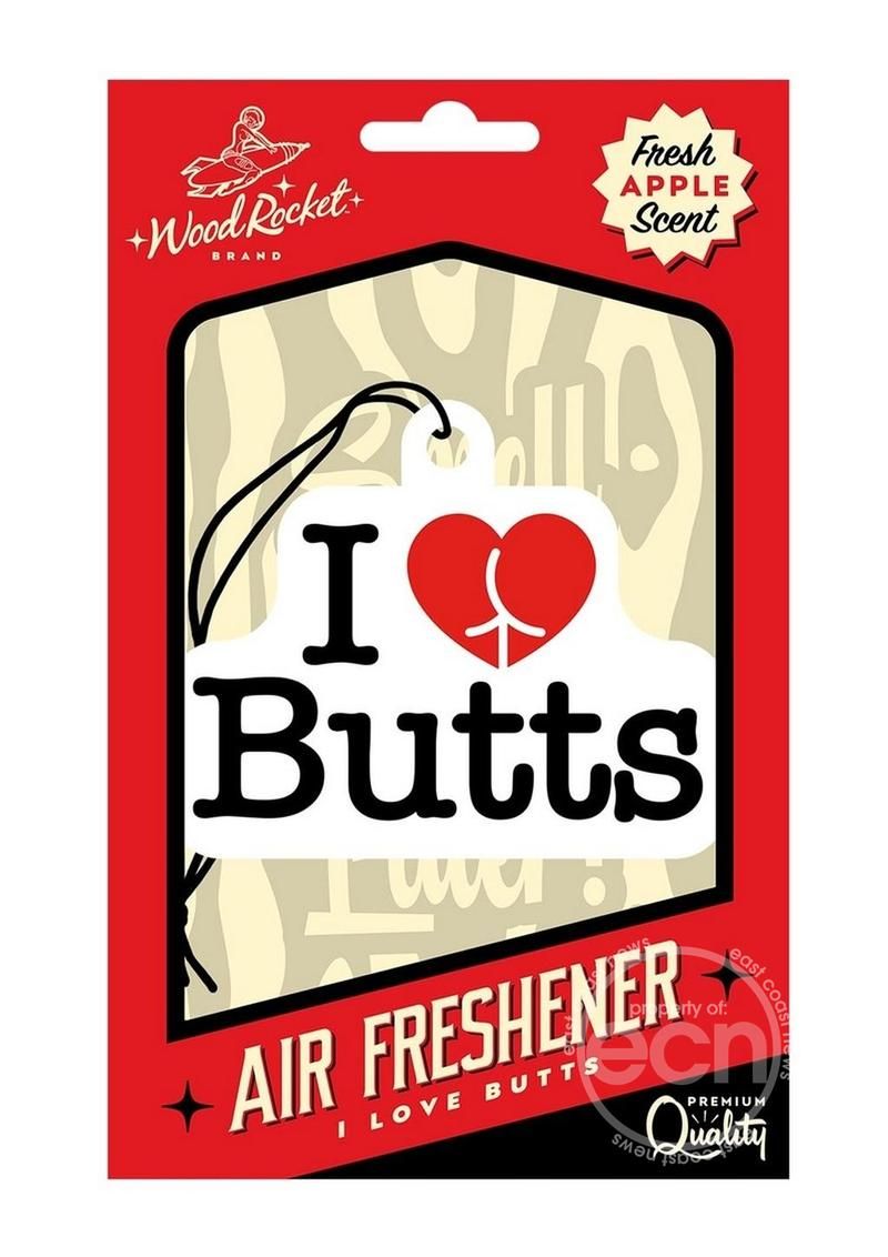 I LOVE BUTTS AIR FRESHENER
