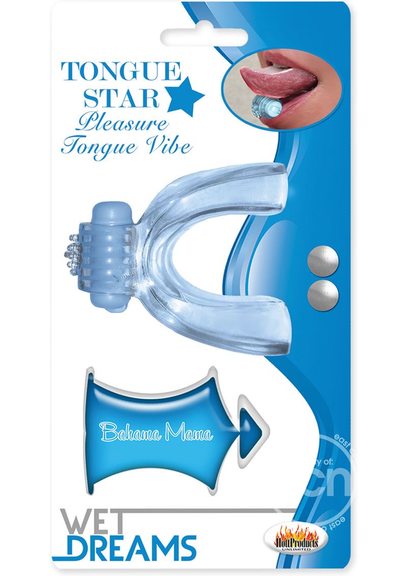 PLEASURE TONGUE STAR VIBE, Color: BLUE
