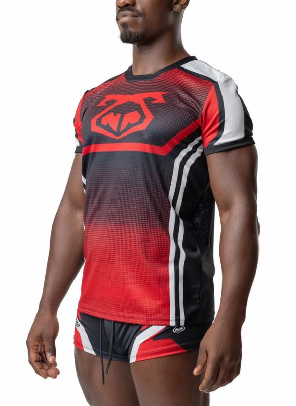 NASTY PIG FULL THROTTLE SHIRT BLACK/RED/WHITE